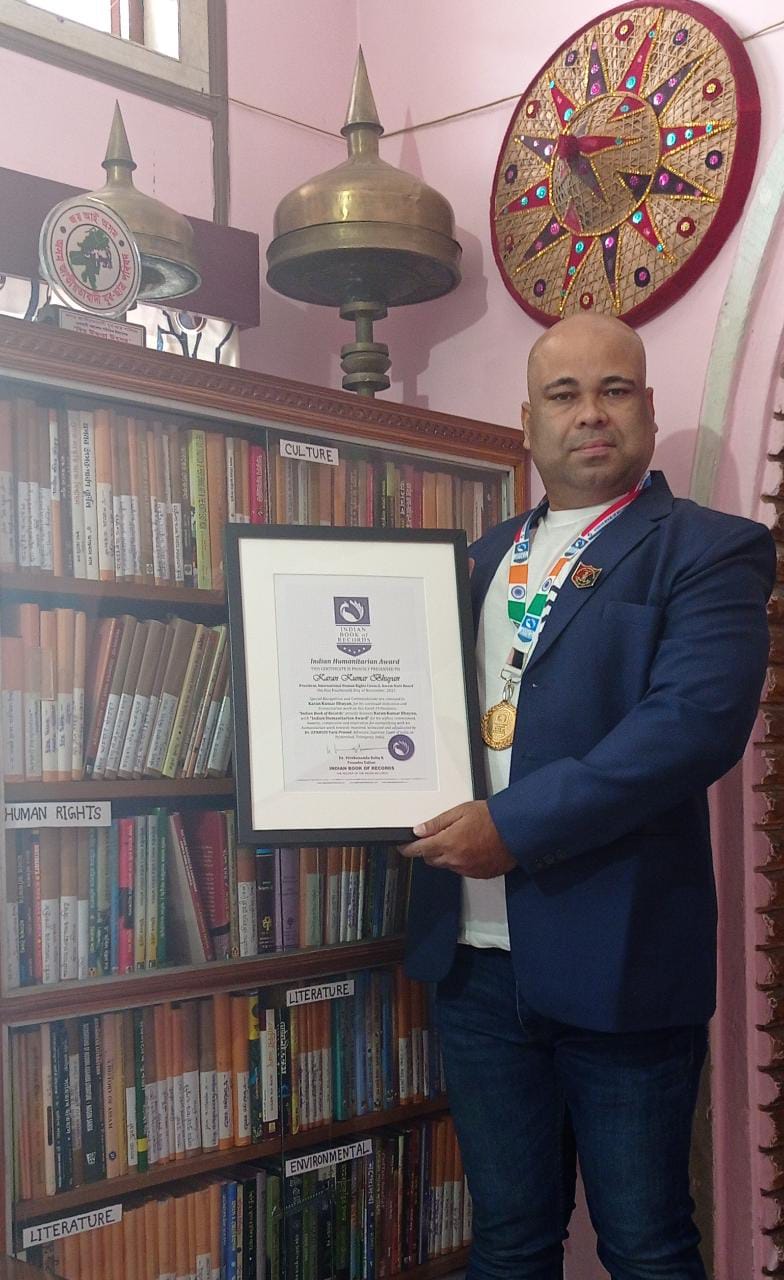 Karan Kumar Bhuyan - INDIAN HUMANITARIAN AWARD