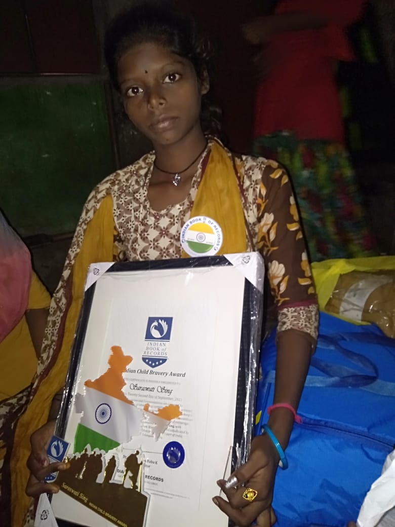 Saraswati Sing - INDIAN CHILD BRAVERY AWARD