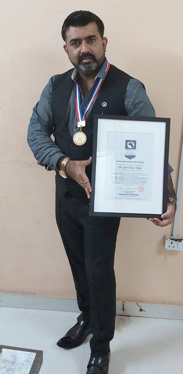 Dr.Arif Nasir Butt - Indian Humanitarian Award