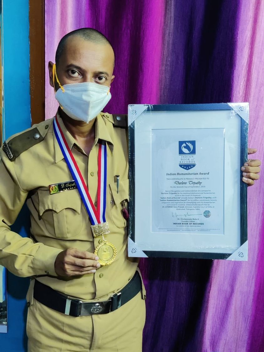 Indian Humanitarian Award - Durlove Tripathy 