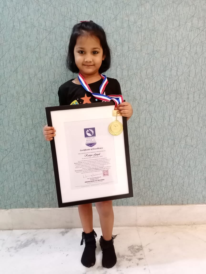 Kavya Goyal - Certificate of Excellency
