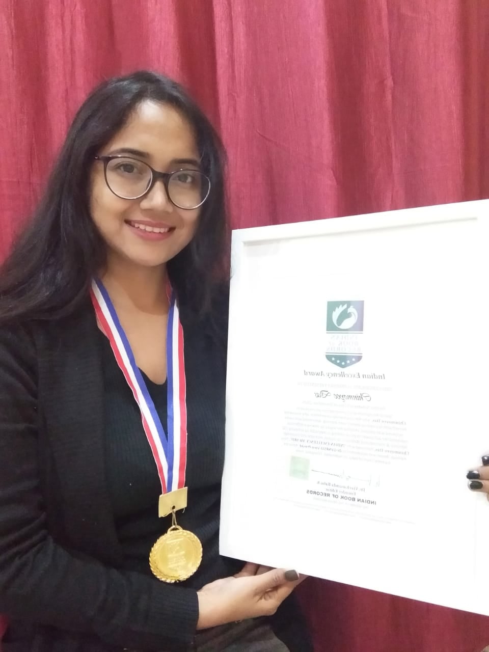 Chinmmoyee Das - Indian Excellency Award Winner