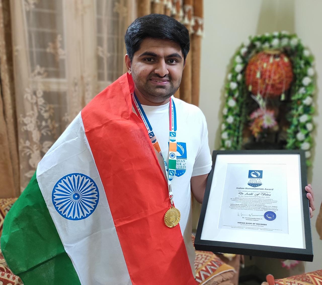 Dr.Aadil Vohra - INDIAN HUMANITARIAN AWARD